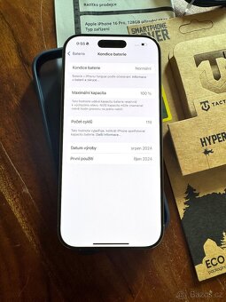 Apple iPhone 16 PRO 128 gb, ZÁRUKA, přírodní titan - 8