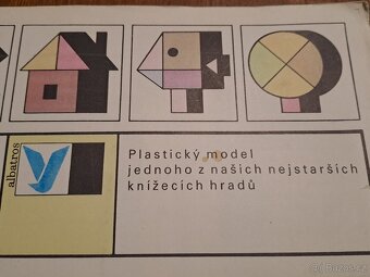 Papírový model hradu Zvíkov, vydal Albatros, 1990 - 8