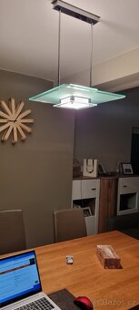 Prodám 4 luxusní světla s pískovaným zeleným sklem - 8