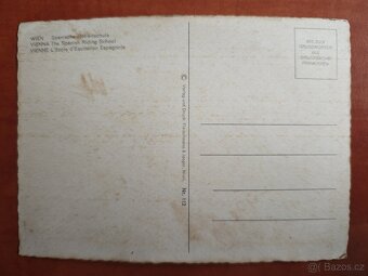 Staré pohlednice Španělské školy ve Vídni - 8