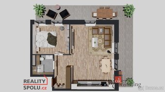 Prodej, byty/2+kk, 54.5 m2, Československé armády, Michálkov - 8