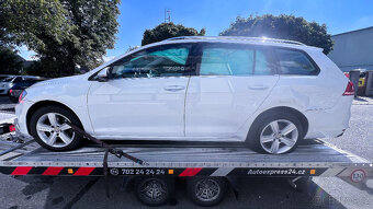 Vůz na náhradní díly VW Golf 7 kombi 2014 CLHA PYS LC9A - 8