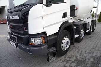 SCANIA P 410 XT 8x4 domíchávač PUTZMEISTER 9cbm - 8