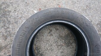 Prodám letní pneumatiky Continental 205/55/R16 V - 8