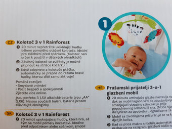 Hrací Kolotoč 3v1 Fisher-Price - rainforest - 8
