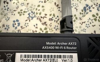 TP-Link Archer AX72 WiFi 6 Router | Nový | záruka 25 měsíců - 8