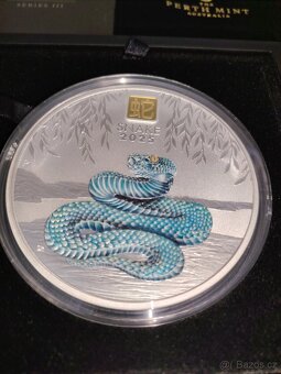 Stříbrná mince 1 Kg Lunar Series III Snake 2025 Privy Mark - 8