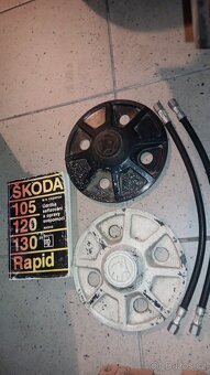 Škoda 1000-100-130 ventilátor, přepínače, hadice,světla,atd - 8