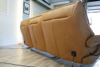 kožená pohovka s elektrickým nastavením - 8