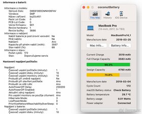 Macbook PRO 13, 2017, 16GB, 256GB - 8