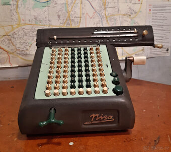 mechanická kalkulačka NISA z roku 1954 - 8