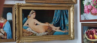 Dívka s perlou -ručně malovaná kopie - 8