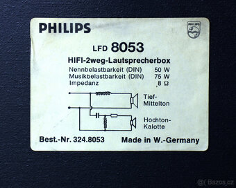 Reprobedny Philips LFD. - 8