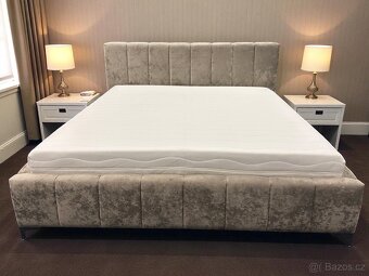 Manželská postel 180/200 a 160/200 úplně nové . - 8