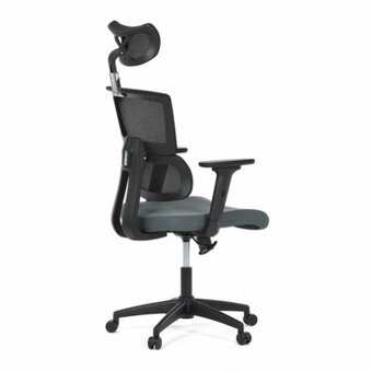 Nabízím Kancelářská židle, houpací mechanismus, šedá síťovin - 8