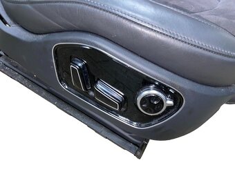 Sedačky černá kůže alcantara Audi A8 D4 4H sedan r.v. 2011 - 8