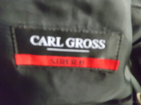 CARL GROSS 1x použité pěkné kvalitní delší sako cca XL - 8