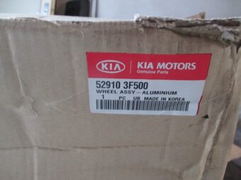 Prodám nové orig. alu disky KIA 5x114x67 R17 - 8