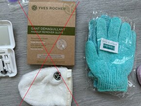 Kosmetická sada - rukavice, odličování, 8 ks - 8