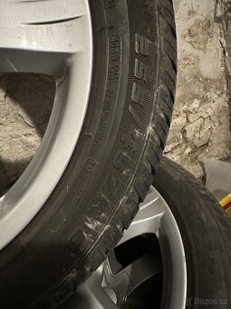 Prodám sadu ALU kol r18 5x120 s pneu - 8