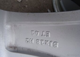Alu disky originál Mercedes 18", 5x112 , ET 41,šíře disku 8 - 8
