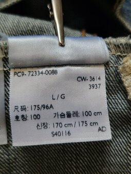 Pánská džíska Levi's Trucker velikost L (52) 1094 - 8
