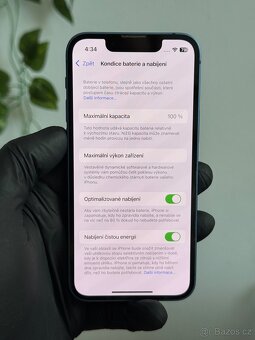 iPhone 13 mini 256GB modrý - 100% baterie - 8