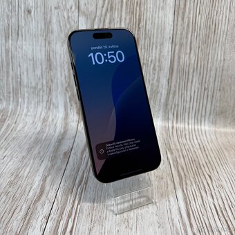 iPhone 16 Pro 128GB, černý, eSIm,100% baterie (rok záruka) - 8