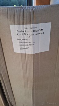 Bazén 5,25x3,2m/1,2m,vč. veškerého PŘÍSLUŠENSTVÍ - 8