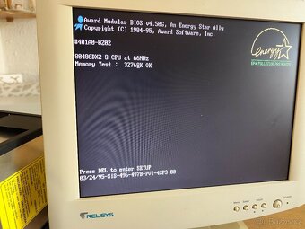 retro pc 486 s monitorem a bonus pentium II optiplex - 8