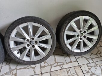 Originál ALU kola Škoda Rapid Fabia R17 + pneu - 8