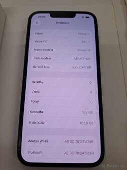 Iphone 14 128Gb v záruce - 8