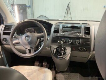 VW T5 Kombi 2.0 TDI Long,9.Míst,Tažné,2013,Serviska,Klima. - 8