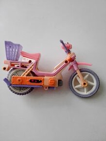 HRAČKA RŮŽOVÁ MOTORKA MOPED PRO MALOU PANENKU - 8