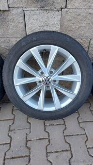 Alu kola 5x112 r17 letní pneu vw passat b7 alltrack - 8