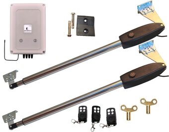 Dvoukřídlá brána 4x1m s pohonem - 8