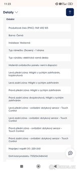 Sklokeramická varná deska Electrolux - 8