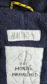Tmavě modrá chlapecká zimní bunda - vel.92 (H&M) - 8