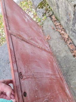 2x kovové protipožární dveře - 8