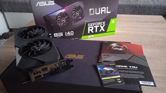 RTX 3070 ASUS DUAL O8G - PERFEKTNÍ STAV - JAKO NOVÁ - 8