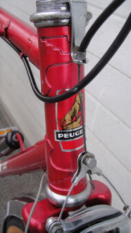 Peugeot, 1977, pánské kolo, červená barva - 8