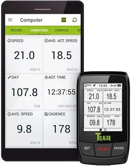 Teasi Core - bike computer (computer + navigace) + hrudní pá - 8