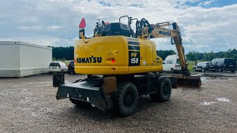 Kolové rýpadlo Komastu PW 158 v super stavu - 8