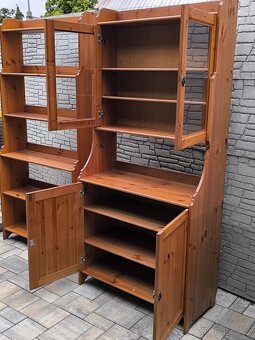 Prodám příborník a knihovnu IKEA LEKSVIK - 8
