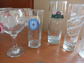 pivní sklo Kozel, Holba, Lobkowitz, Sigma - 8