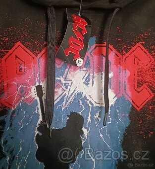 MIKINA AC/DC (vel.XL) - Nabízím novou mikinu slavné skupiny. - 8