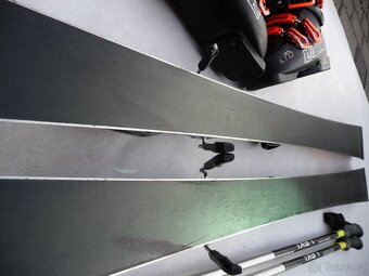 350. Lyže ROSSIGNOL- 140 cm + boty LANGE 39eu - set - 8