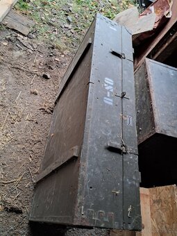 Vojenská bedna - dřevěná - 120x80x30cm - 8