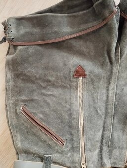 Kožené kalhoty NOVÉ, vel. 50 - 8