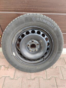 Zimní pneu Continental 205/60 R16 96H M+S, plech. disky - 8